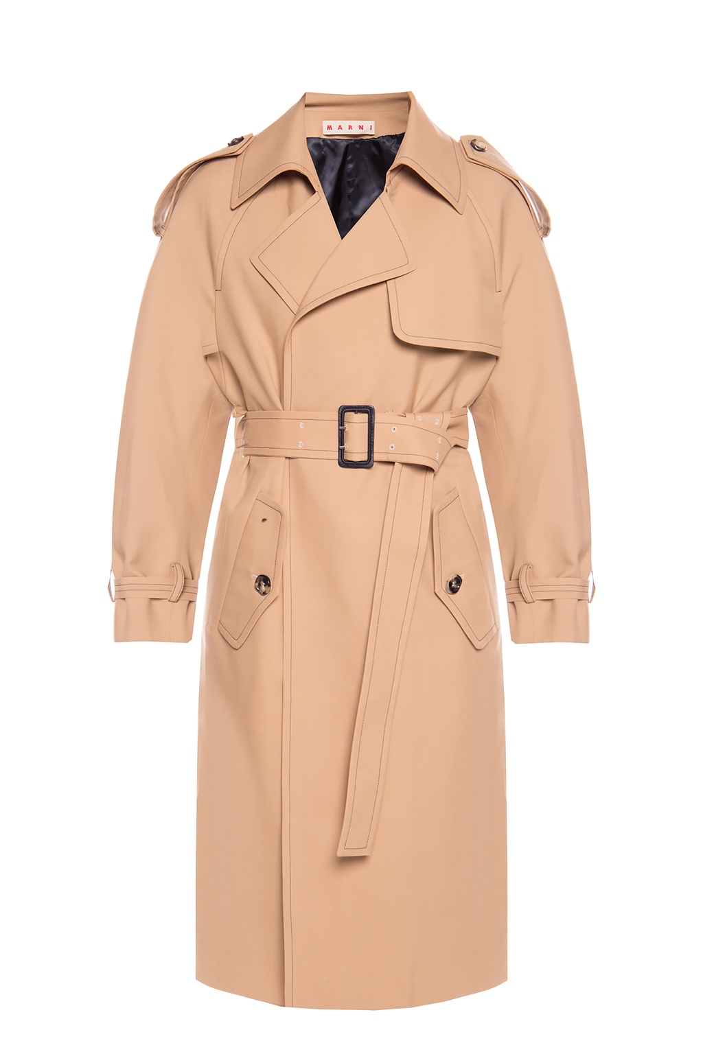 Marni lipstick kisses broach IetpShops Denmark Trench coat with belt Marni